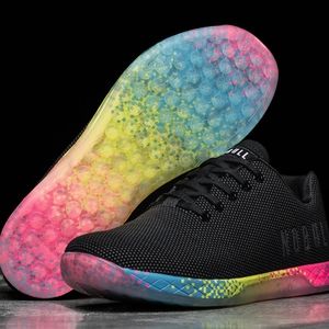 Rare✨NoBull Black Neon Glitch low top trainers